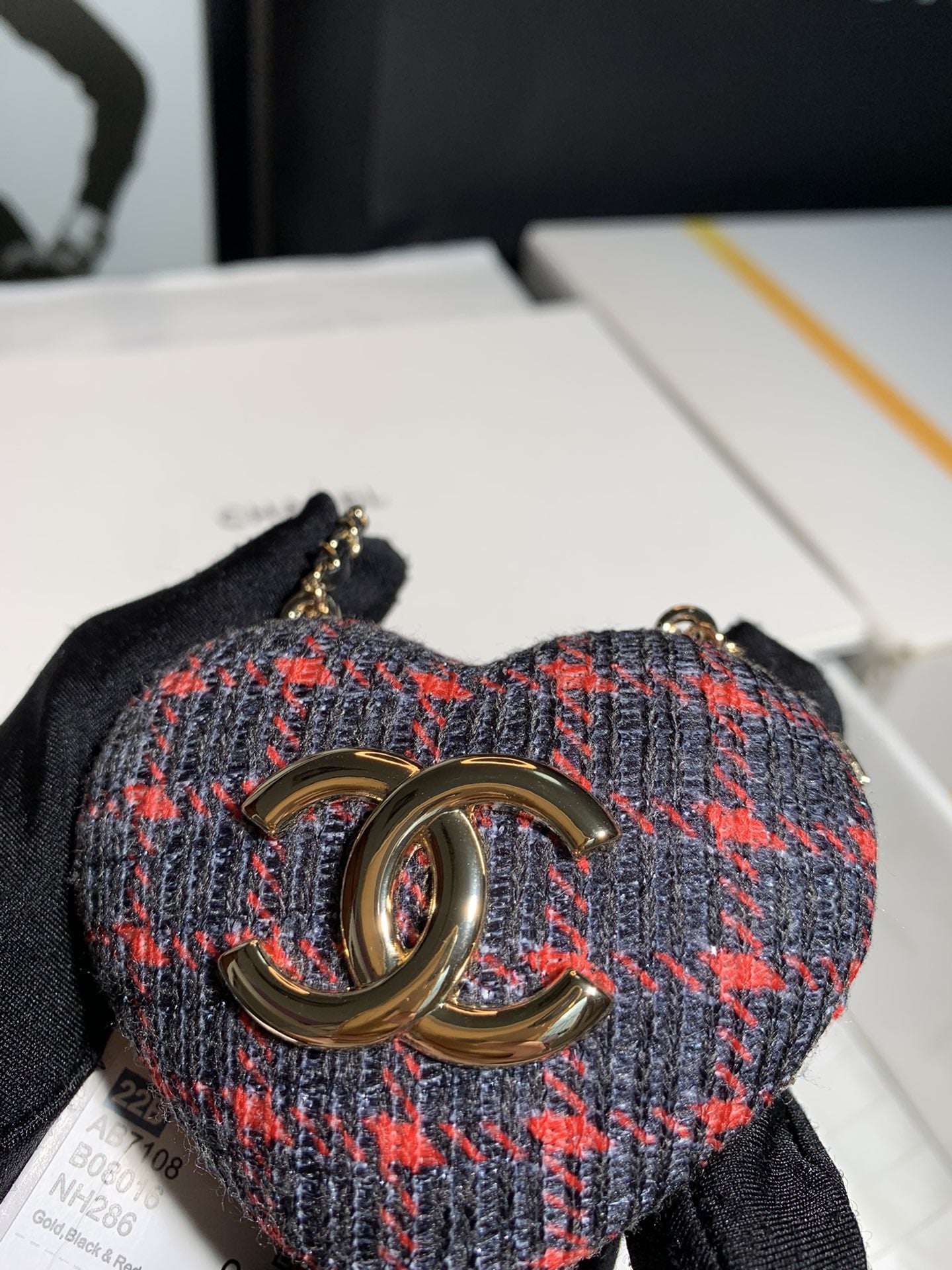 CHL - Long Necklace Bag Dark Blue For Women Bags 3in/7.6LO