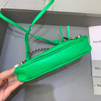 BLN-Ciaga Le Cagole Mini Bag With Chain In Green, For Women,  Bags 8.2in/21LO