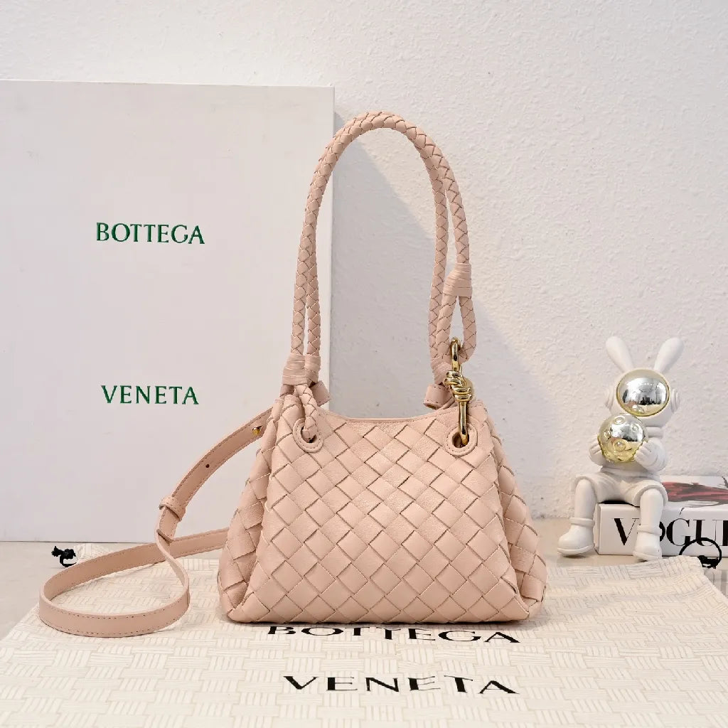 BV 25s Parachute Handbag 21cm Intrecciato Calfskin Leather GHW
