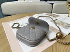 CHL - Mini 1889 Unblocked Metal Ball Grey Bag For Women 9LO/3.5in