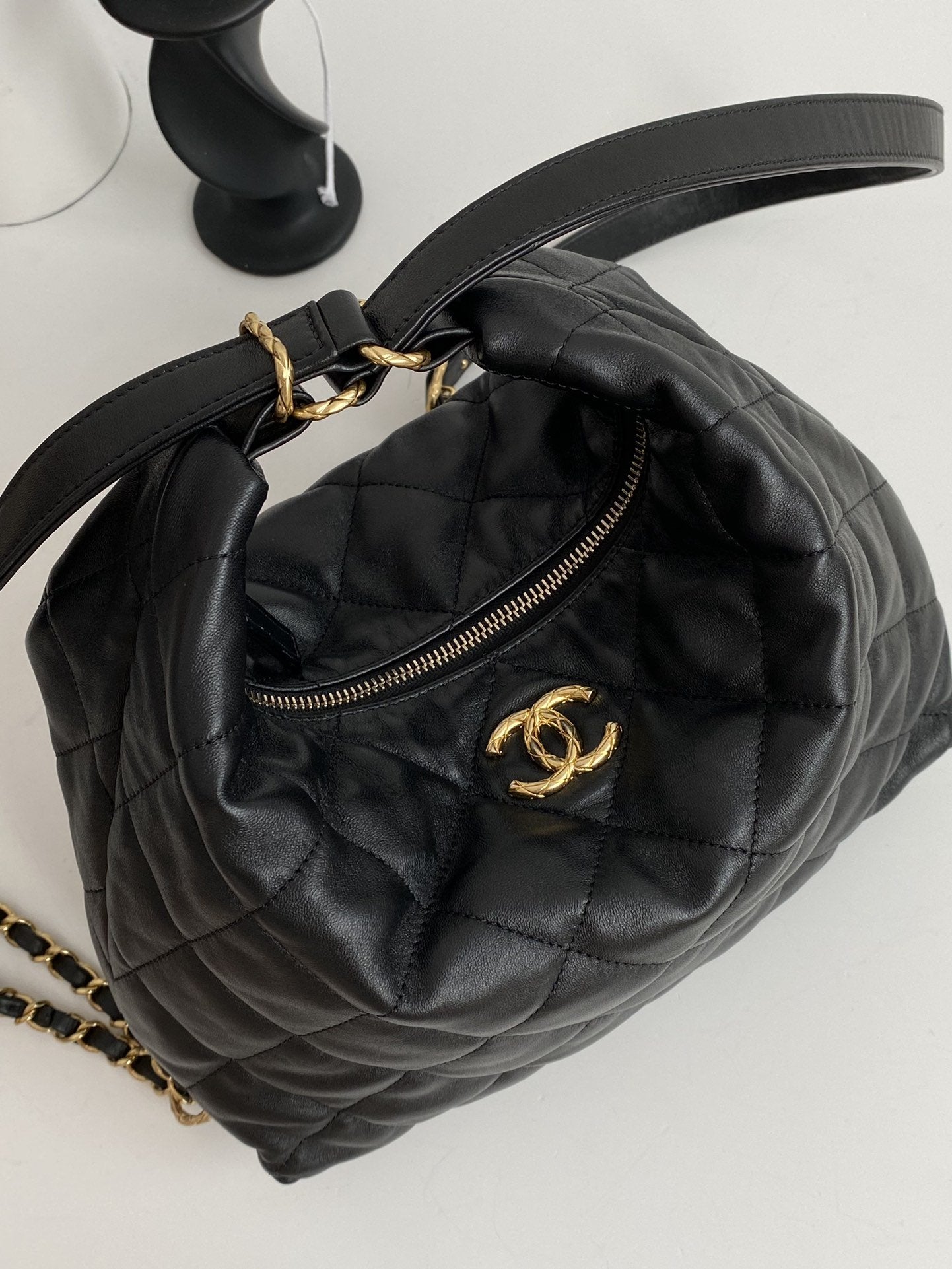 CHL - Maxi Hobo Bag Black For Women Bags 13.7in/35LO AS3488 B08857 94305