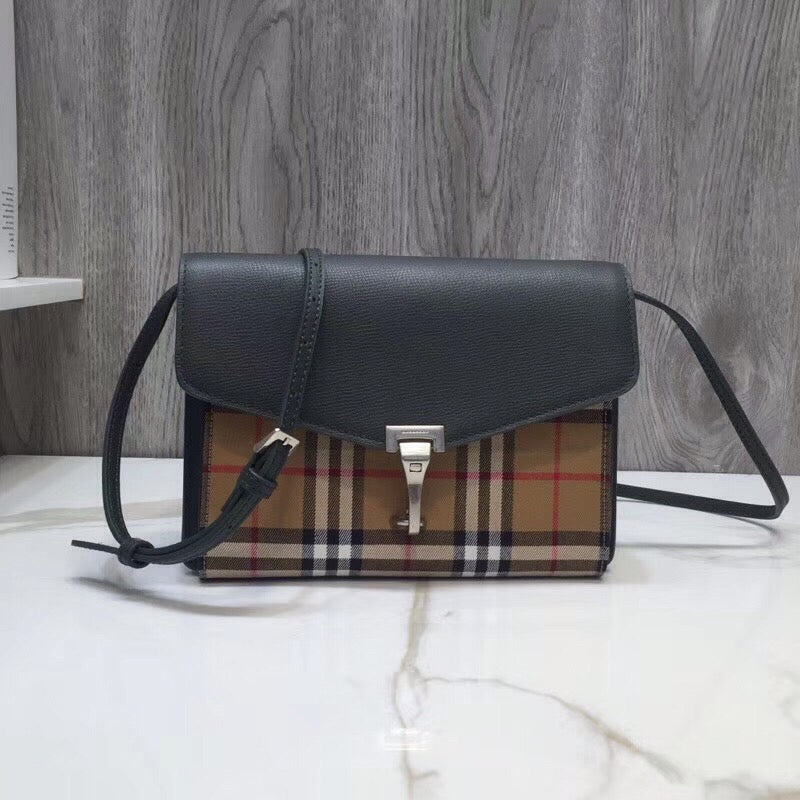 B-Berry - BB  Small  Check And Crossbody Bag Grey For Women, Women’s Bags 9in/24LO