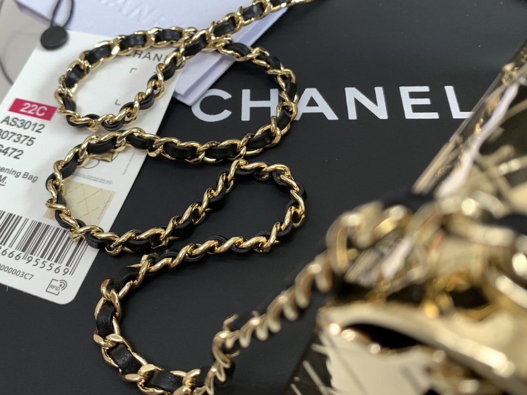 CHL -  Evening Flap Small Gold Bag For Women 12LO/4.5in