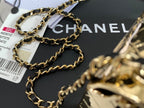 CHL -  Evening Flap Small Gold Bag For Women 12LO/4.5in