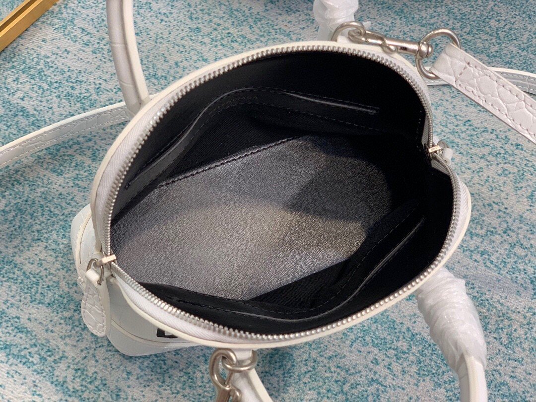 BLN-Ciaga Ville Mini Handbag In White, For Women,  Bags 4.7in/12LO