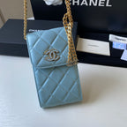 CHL - Phone Holder Blue Bag For Women 15LO/6in