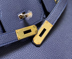 HM Birkin 30cm Dark Navy Blue Epsom Leather