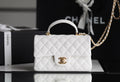 CHL - Mini Flapbag With Top Handle White For Women 7.8in/20LO