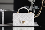 CHL - Mini Flapbag With Top Handle White For Women 7.8in/20LO
