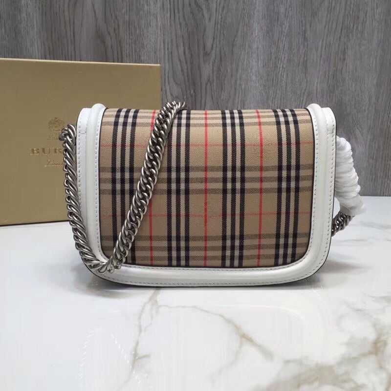 B-Berry - BB  1983 Check LiNike Bag White For Women, Bags 9in/23LO