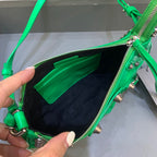 BLN-Ciaga Le Cagole Mini Bag With Chain In Green, For Women,  Bags 8.2in/21LO
