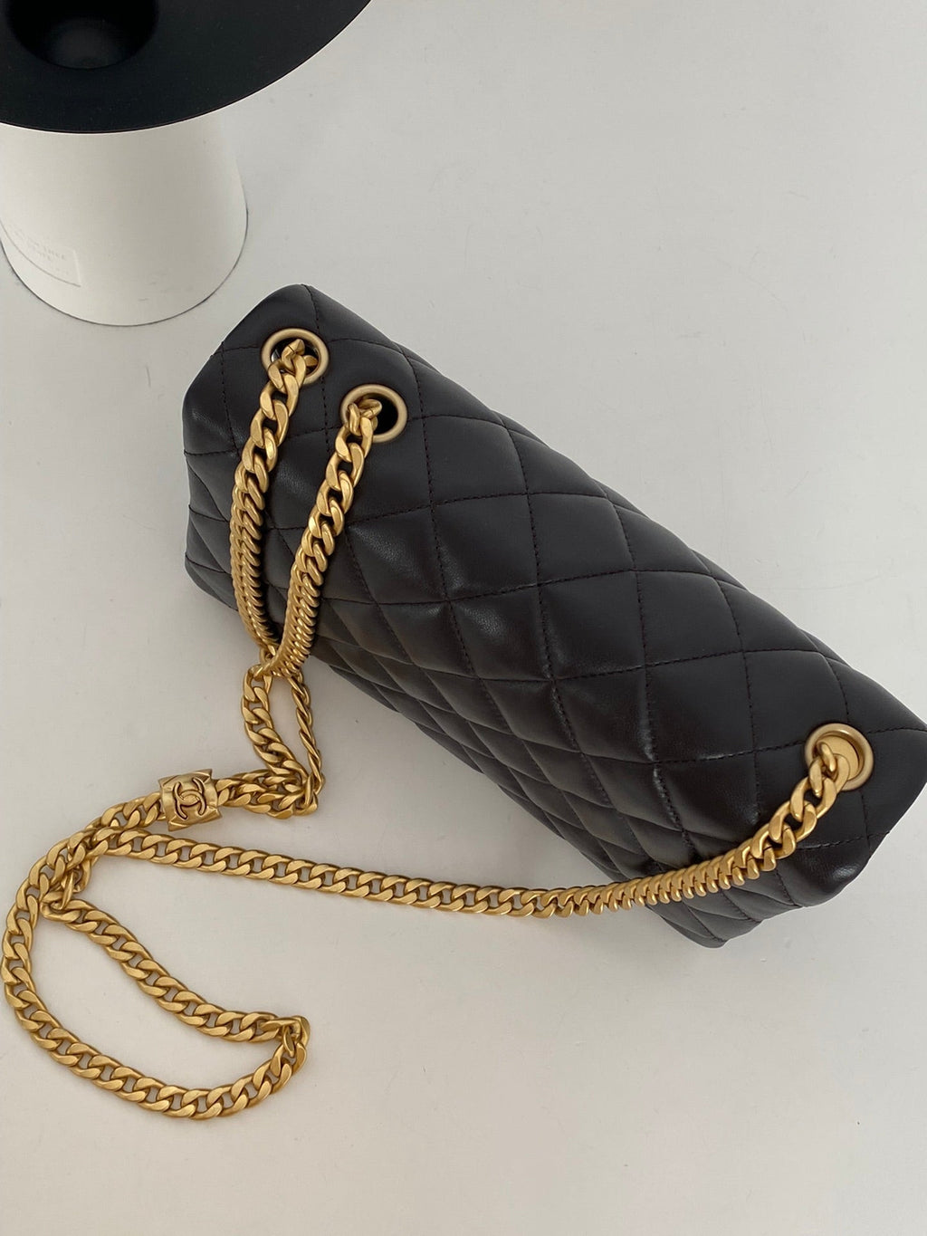 CHL - Small Flap Bag Black For Women Bags 8.7in/22LO