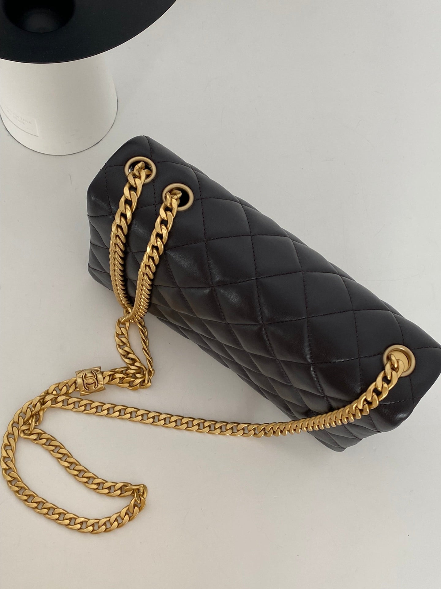 CHL - Small Flap Bag Black For Women Bags 8.7in/22LO