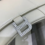 BLN-Ciaga Hourglass Small Handbag In White, For Women,  Bags 9in/23LO 5928331QJ4Y9028