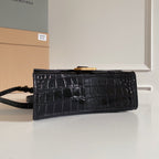 BLN-Ciaga Hourglass XS Handbag In Black, For Women, Women’s Bags 7.4in/19LO