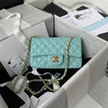 CHL - Mini Classic Handbag Light Blue For Women 7.9in/20LO