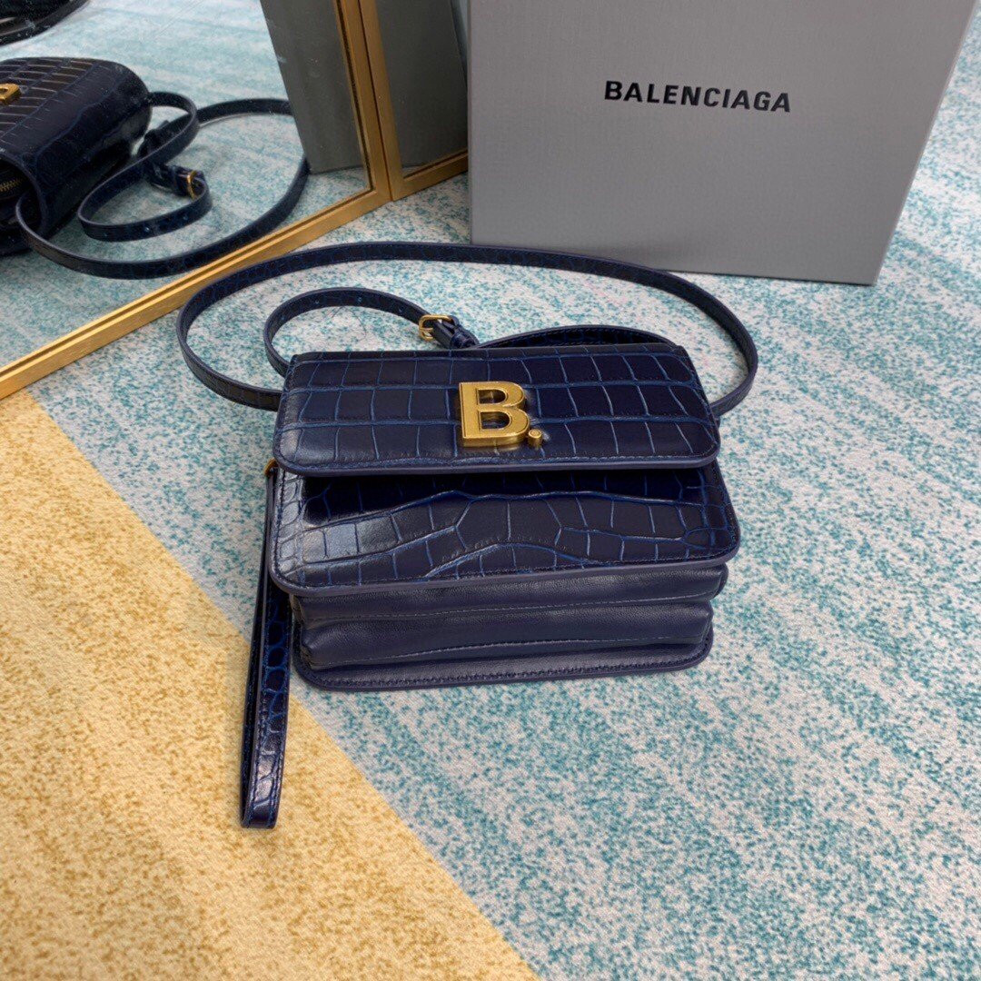 BLN-Ciaga Bolso Bandolera B In Dark Blue , For Women,  Bags 7in/18LO