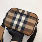 B-Berry - BB  Check Crossbody Bag For Men, Bags 8.9in/22.5LO 80491451