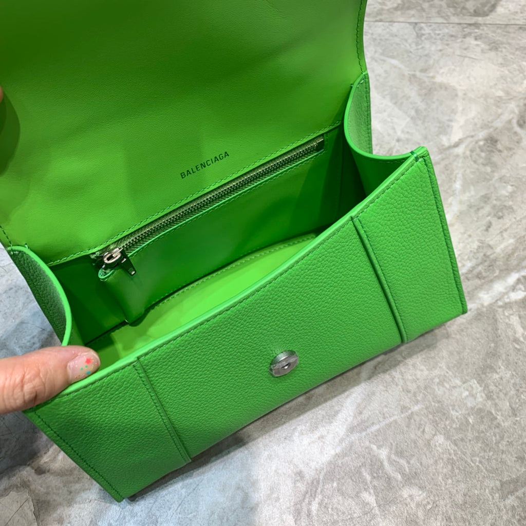 BLN-Ciaga Hourglass Small Handbag In Green, For Women,  Bags 9in/23LO