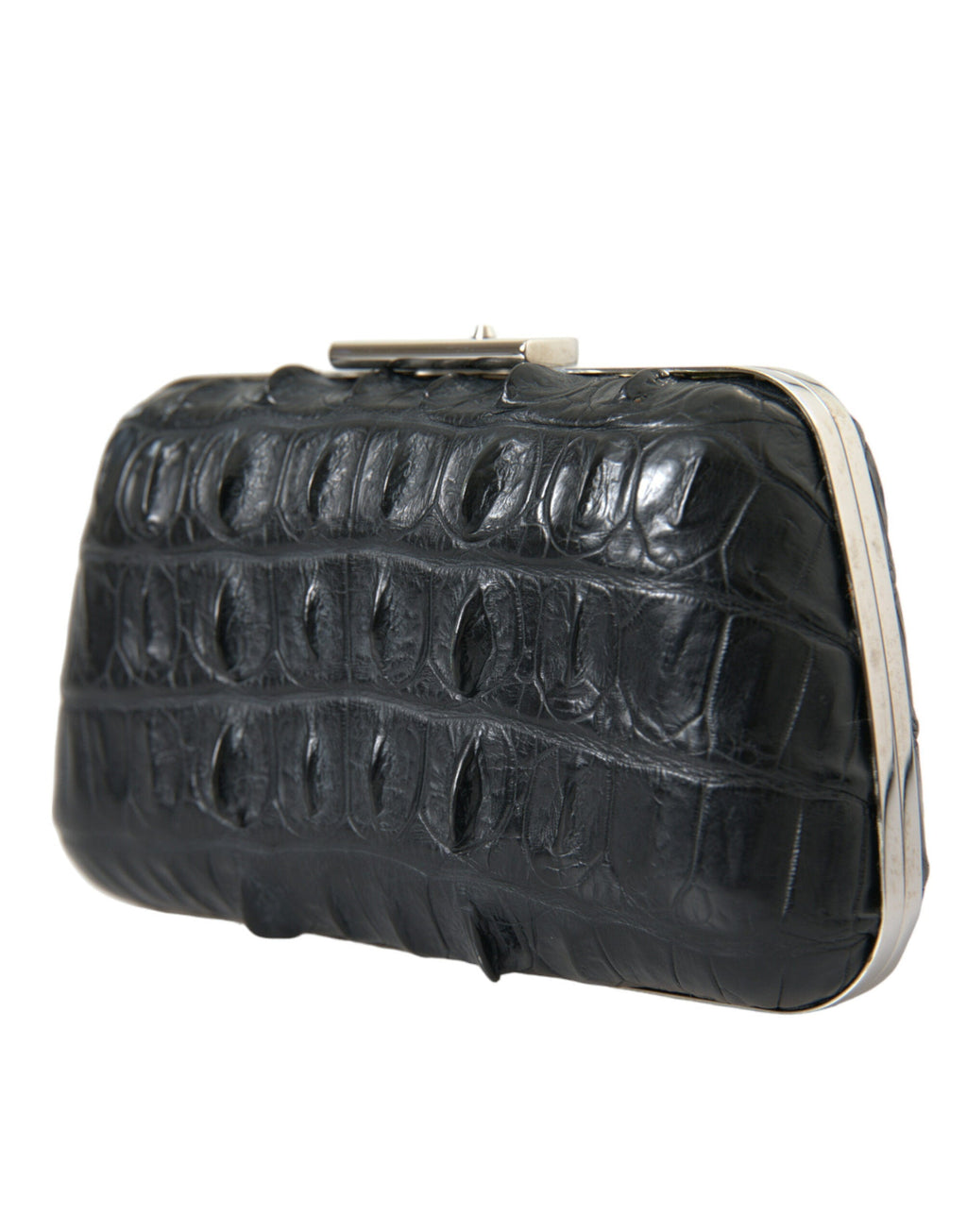 Blnciaga Elegant Crocodile Leather Evening Women's Clutch