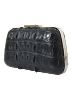 Blnciaga Elegant Crocodile Leather Evening Women's Clutch