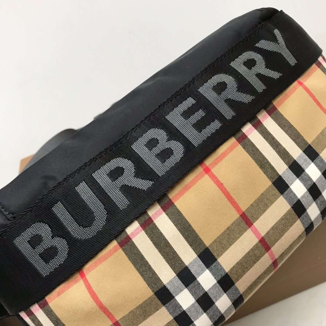 B-Berry - BB   Check Nylon Sonny Bum Bag For Men, Bags 12.2in/31LO 80265571