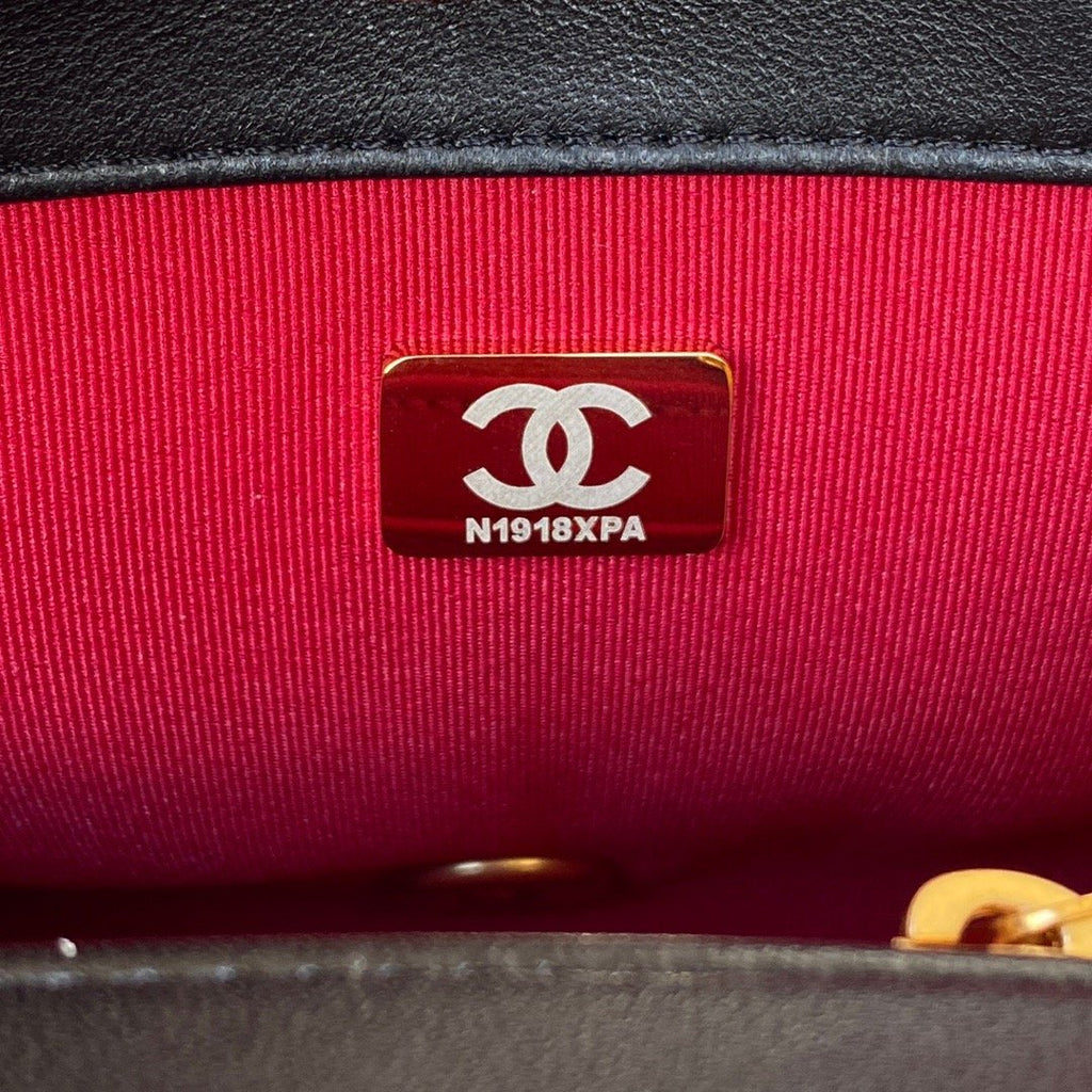 CHL - Small Flap Bag Gold Hardware Black For Women Handbags, Shoulder Bags 7.9in/20LO AS3450