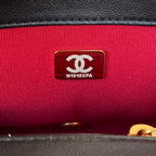 CHL - Small Flap Bag Gold Hardware Black For Women Handbags, Shoulder Bags 7.9in/20LO AS3450