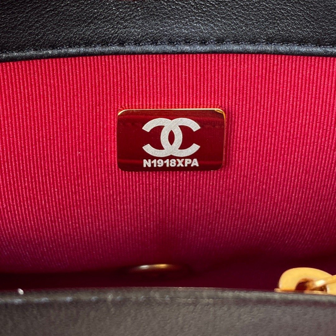 CHL - Small Flap Bag Gold Hardware Black For Women Handbags, Shoulder Bags 7.9in/20LO AS3450