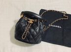 CHL -  Classic Bucket Bag Gold Toned Hardware Black For Women 7.8in/20LO