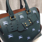 B-Berry - BB  The Small Equestrian Knight Top Handle Belt Bag Green For Women, Bags 14in/36LO