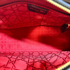 CHRISTIAN DYOR Lady DYOR Medium Patent Cannage Tote Bag