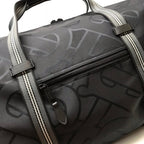 B-Berry - BB  Monogram Recycled Polyester Jacquard Holdall Black For Men, Bags 19.7in/50LO