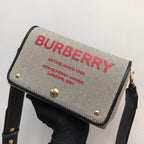 B-Berry - BB  Horseferry Print Cotton Canvas Small Crossbody Bag For Women, Bags 7.1in/18LO