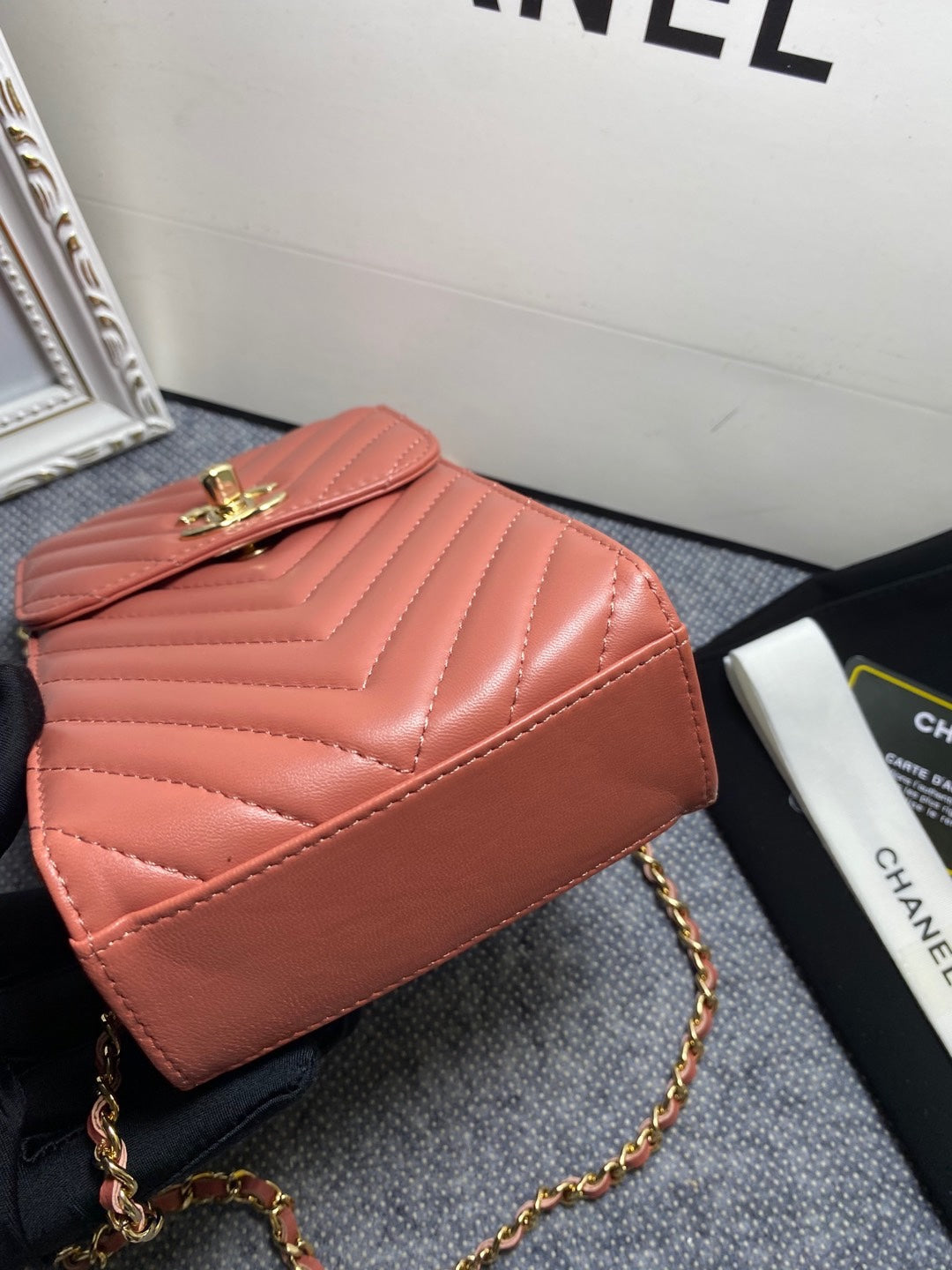 CHL -  Chevron Trendy CHL -  Phone Nude Bag For Women 18LO/7in