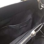 B-Berry - BB  House Check Derby Medium Banner Purse Tote Black For Women, Women’s Bags 14in/35LO