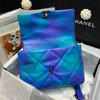 CHL -  19 Tie and Dye Flap Ombre Bag For Women 25LO/10in
