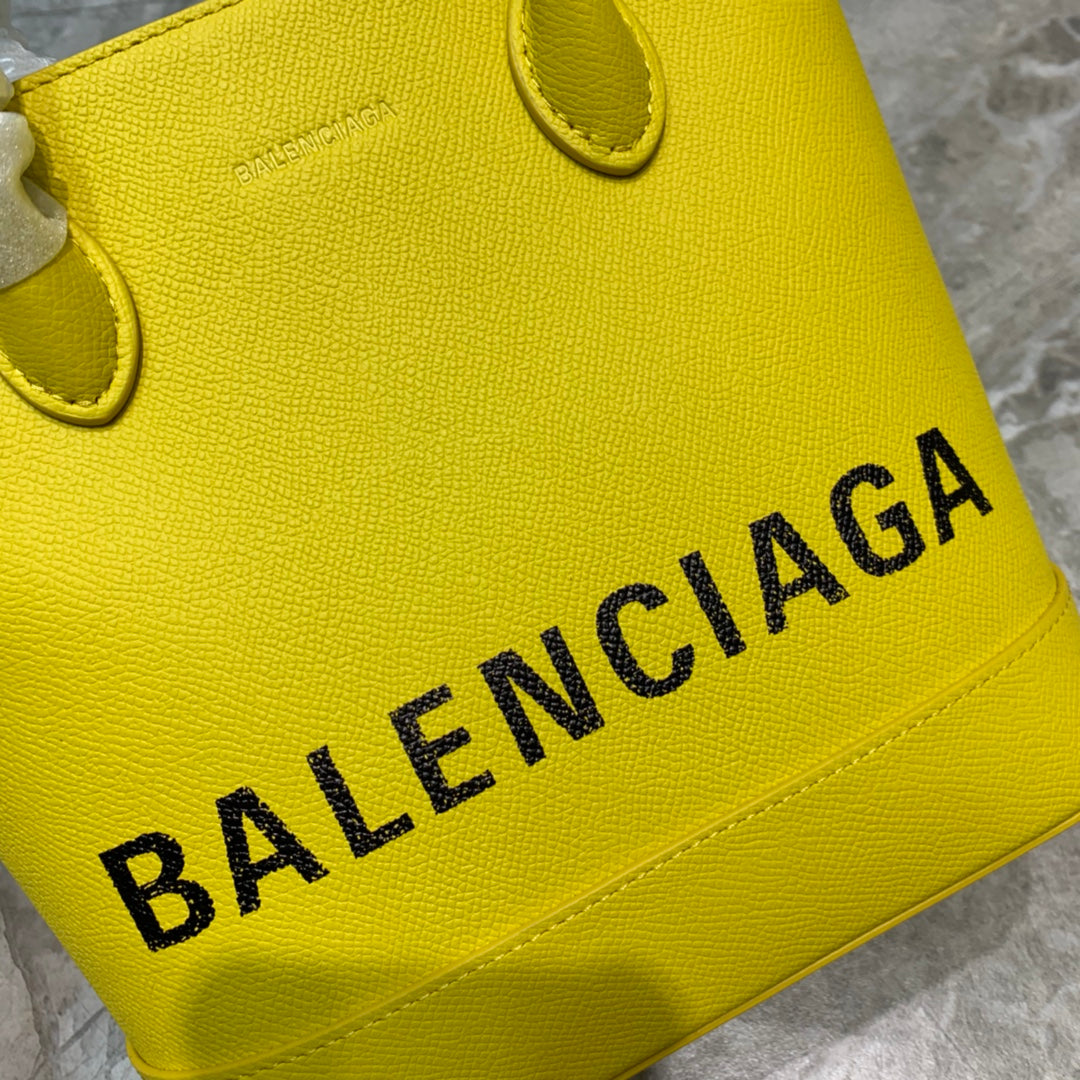 BLN-Ciaga Ville XXS Tote Bag In Yellow, For Women,  Bags 8.3in/21LO
