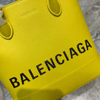 BLN-Ciaga Ville XXS Tote Bag In Yellow, For Women,  Bags 8.3in/21LO
