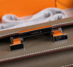 constance 24 etain epsom leather sliver hardware