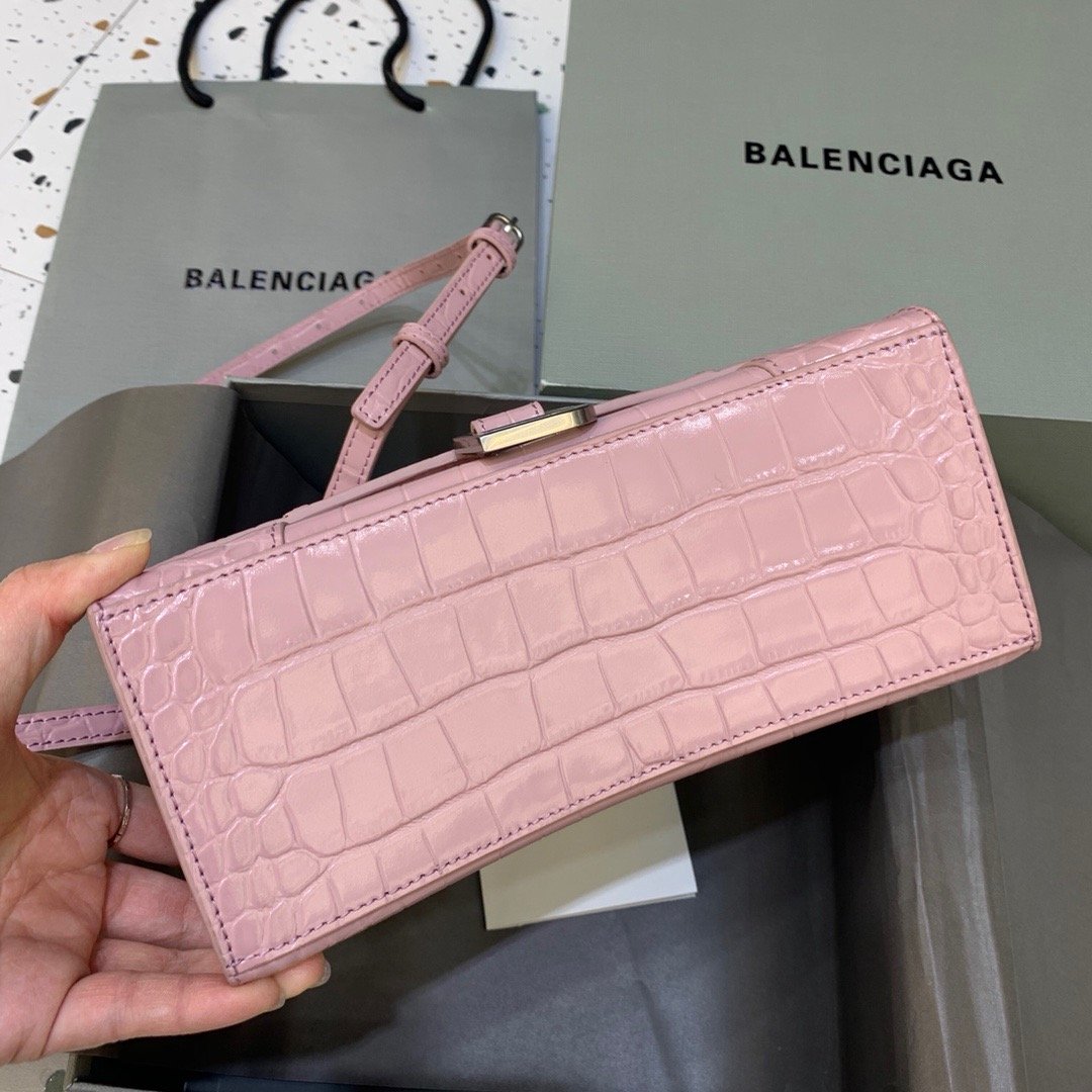 BLN-Ciaga Hourglass Small Handbag In Pink, For Women,  Bags 9in/23LO 5935461LR6Y5906
