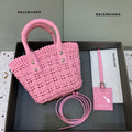 BLN-Ciaga Bistro XS Basket With Strap In Pink, For Women,  Bags 16.1in/41LO
