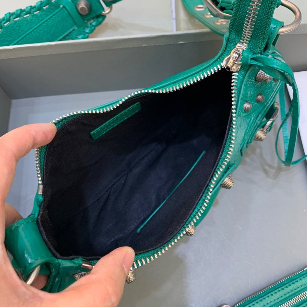 BLN-Ciaga Le Cagole XS Shoulder Bag In Green, For Women,  Bags 10.2in/26LO
