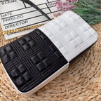 B-Berry - BB  Horseferry Print Quilted Small Lola Bag Monogram Black And White For Women, Bags 9in/23LO