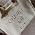 CHL -  Deauville Tote Tweed Bag SuMM - er Collection White For Women 15.7in/40LO