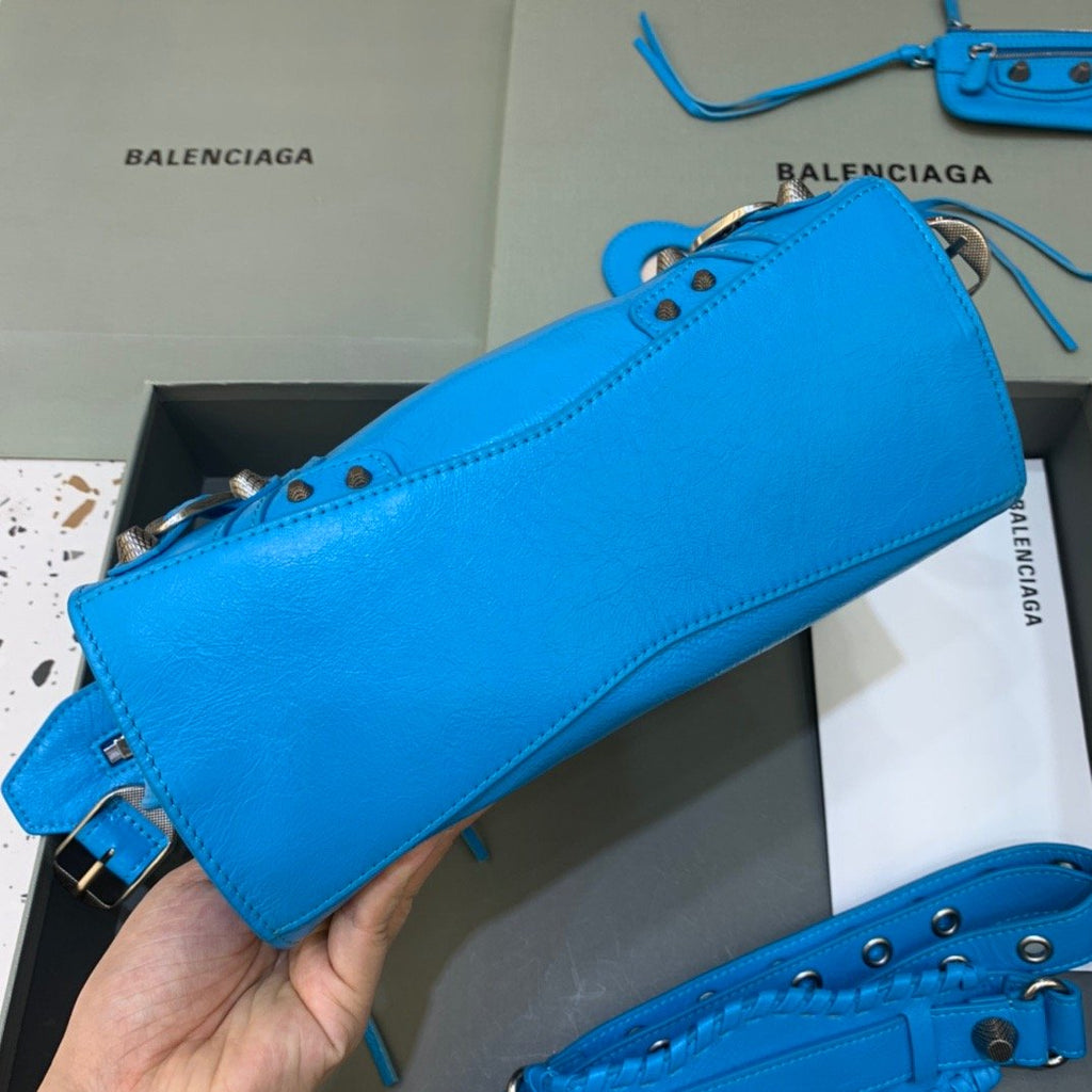 BLN-Ciaga Neo Cagole XS Handbag In Blue, For Women,  Bags 10.2in/26LO
