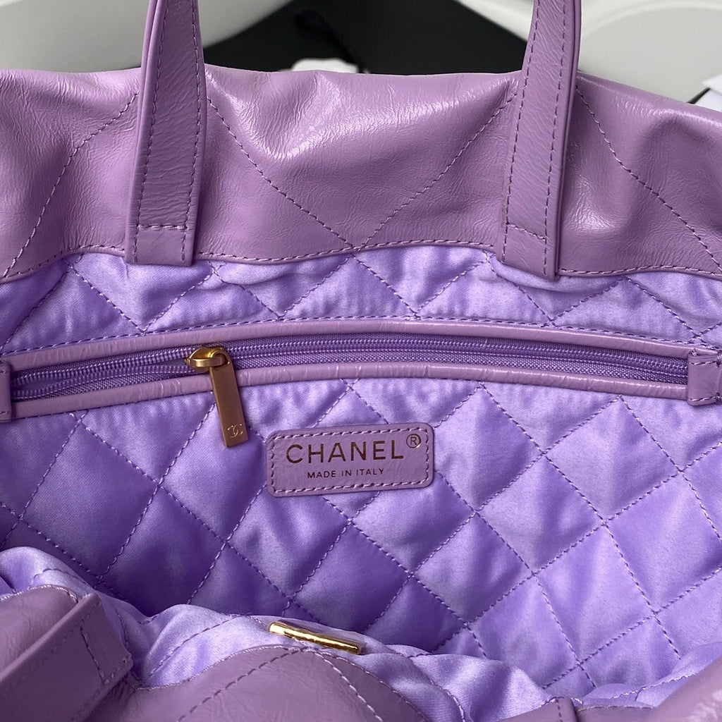CHL -  Backpack Purple Shiny Large Bag For Women 51LO/20in