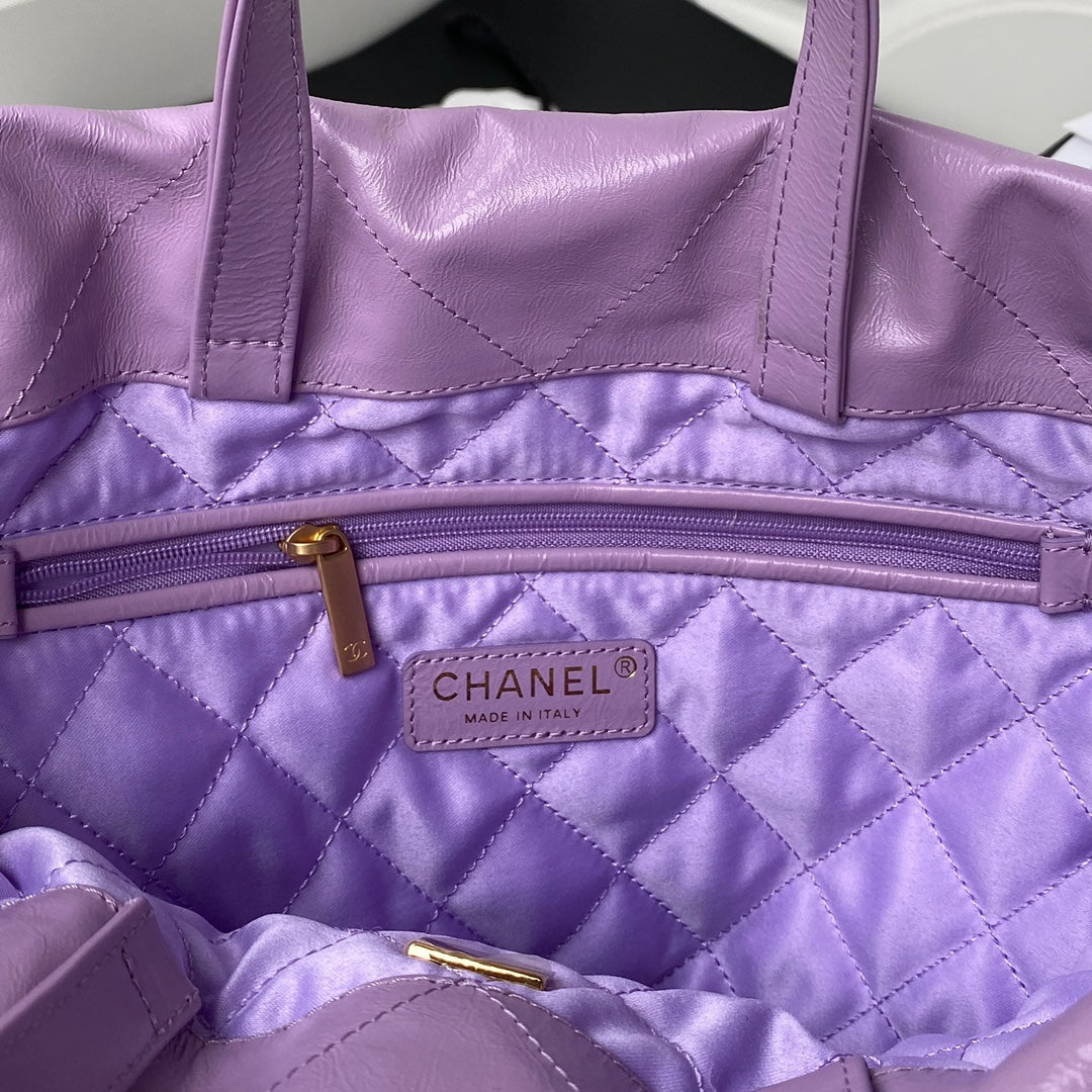 CHL -  Backpack Purple Shiny Large Bag For Women 51LO/20in