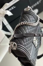 CHL - Medium Classic Flap Bag 25LO Black For Women A67086