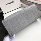 CHL - Small Shopping Bag SilLusso Official - Hardware Grey For Women Handbags, Shoulder Bags 15.2in/39LO AS3257